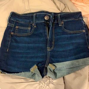 American Eagle Hi-Rise Denim Shorts
